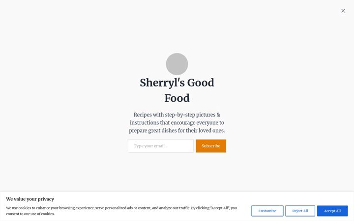 Screenshot of delicioussweetaroma.com