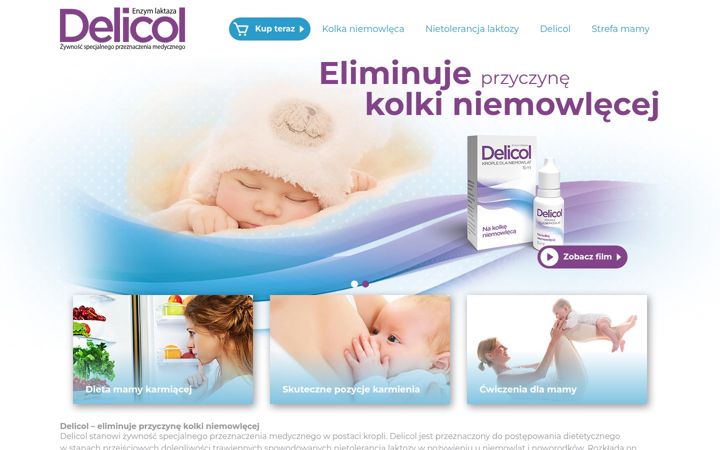 Skærmbillede af delicol.pl