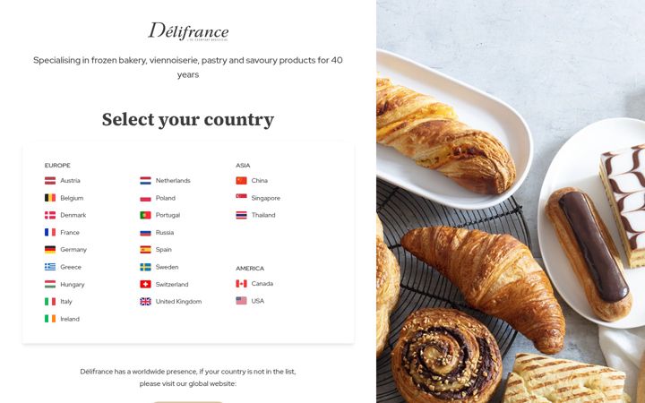 Screenshot of delifrance.com