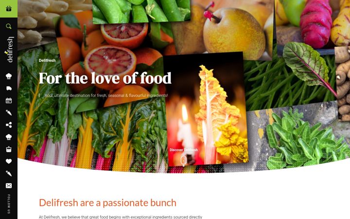Екранна снимка на delifresh.co.uk
