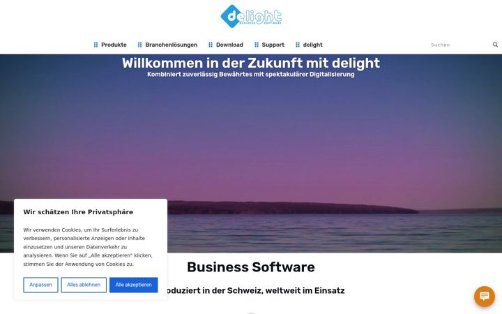 Screenshot of delight.ch