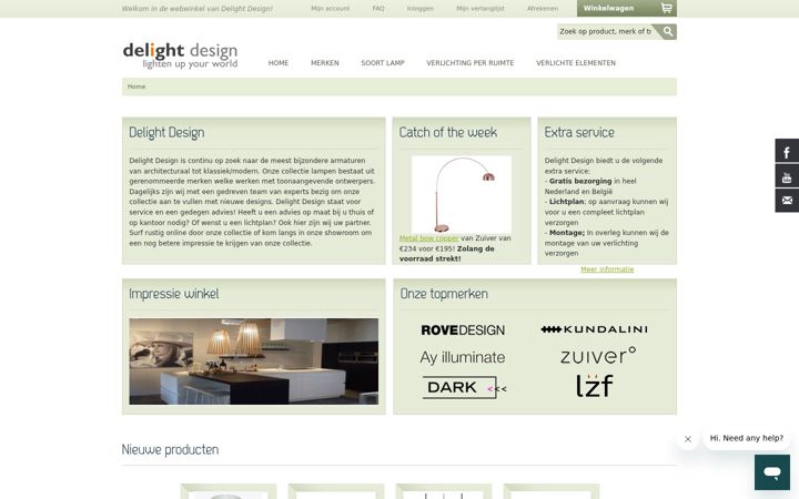 Screenshot of delightdesign.nl