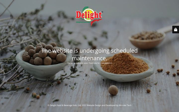 Screenshot of delightfoodbd.com