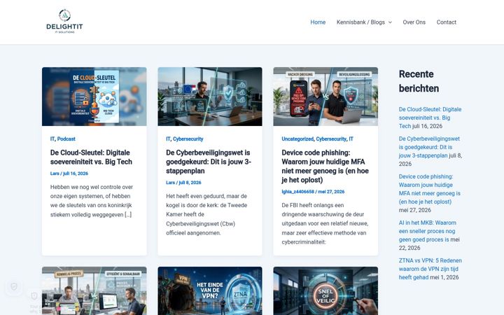 Screenshot of delightit.nl