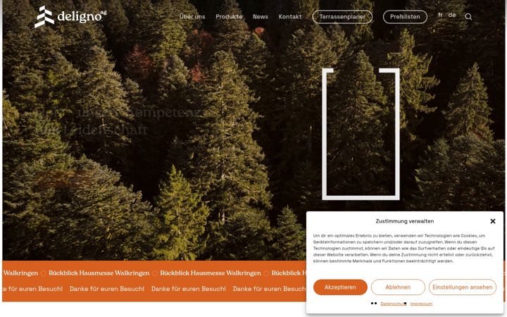 Screenshot of deligno.ch