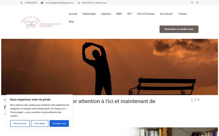 Screenshot of deligondes-sophrologie.fr