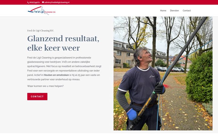 Screenshot of deligtcleaning.nl