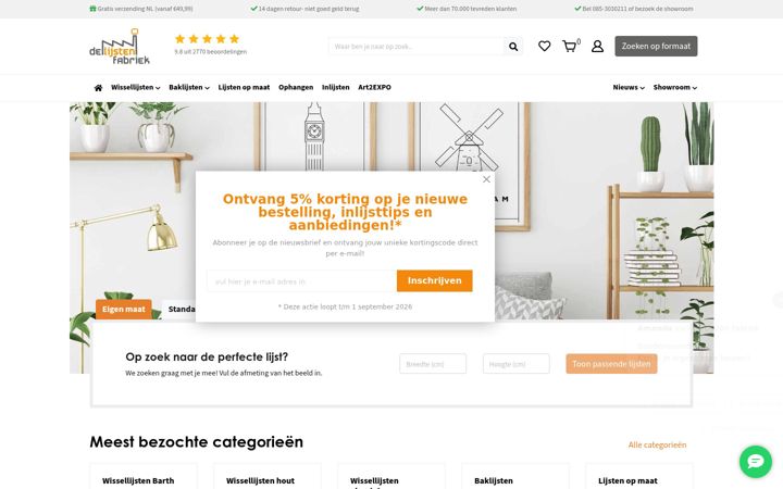 Screenshot of delijstenfabriek.nl