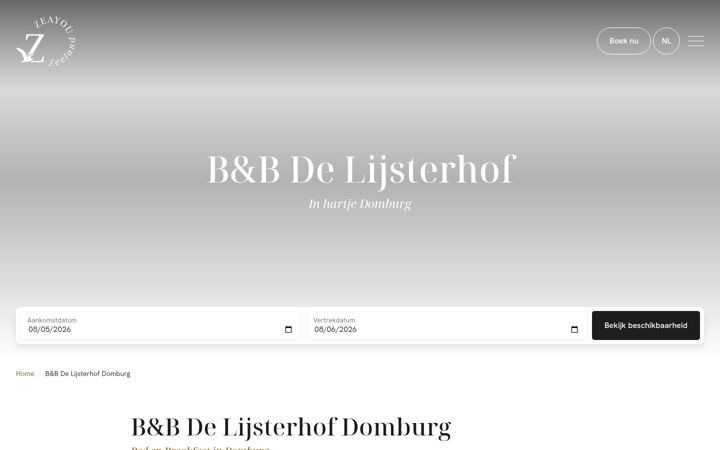 Screenshot of delijsterhof.nl