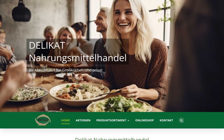 Screenshot of delikat.co.at