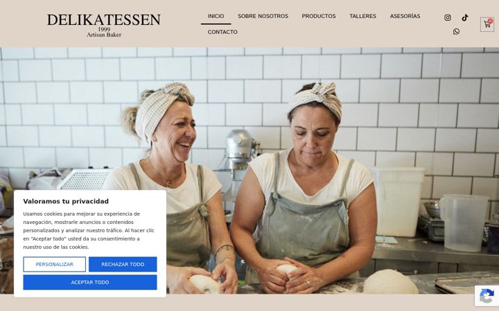 Screenshot of delikatessen1999.com