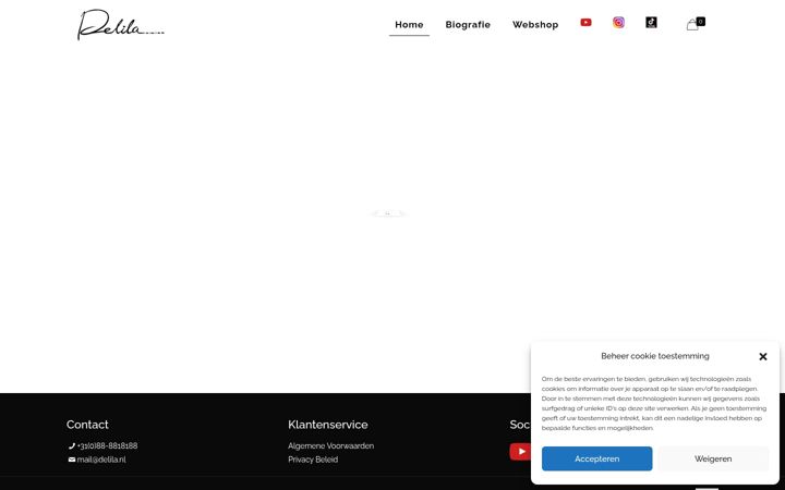 Screenshot of delila.nl