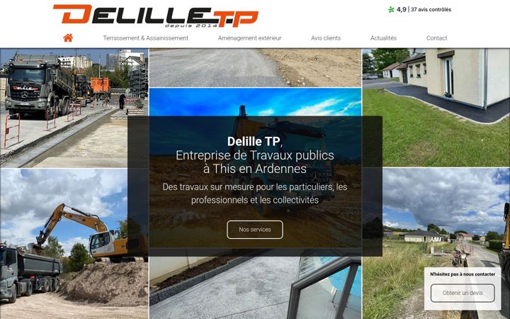 Screenshot of delille-tp.fr
