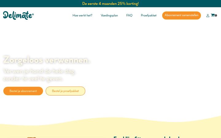 Screenshot of delimate.nl