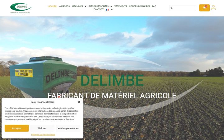 Screenshot of delimbe.fr