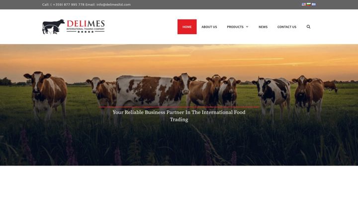 Screenshot of delimesltd.com