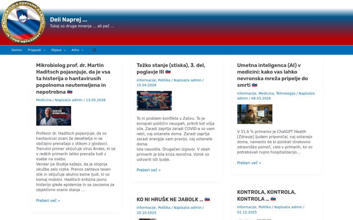 Screenshot of delinaprej.eu