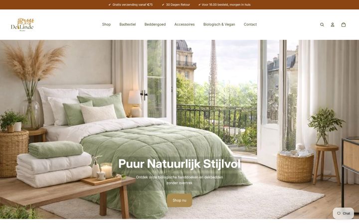 Screenshot of delindehome.nl