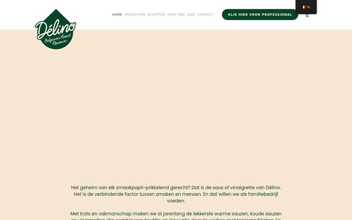 Screenshot of delino.be