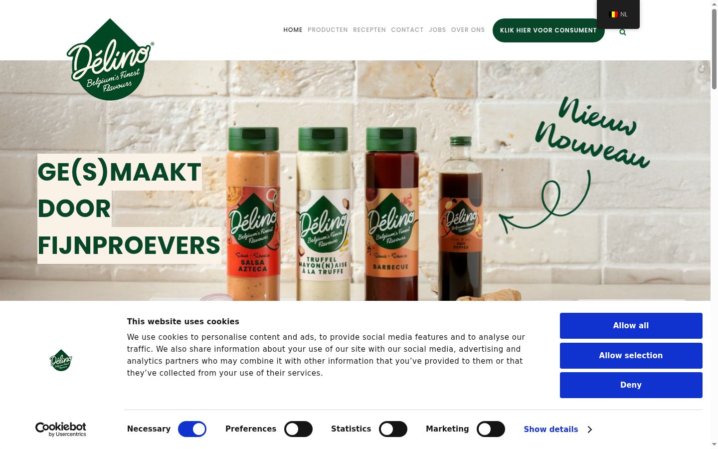 Sutikimo reklamjuostės, rodytos prieš bet kokią sąveiką, ekrano kopija