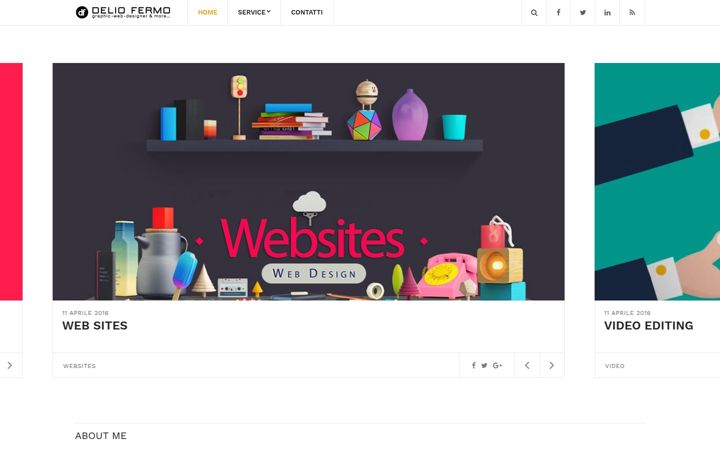 Screenshot of deliofermo.com