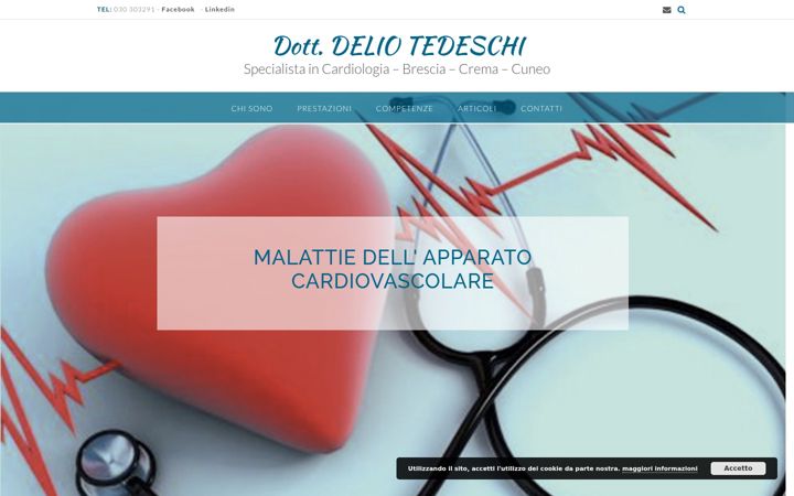 Screenshot of deliotedeschi.com