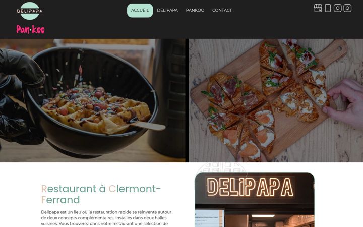 Screenshot of delipapa.fr
