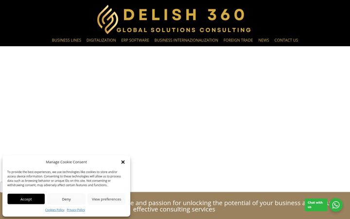 Screenshot of delishsc.com