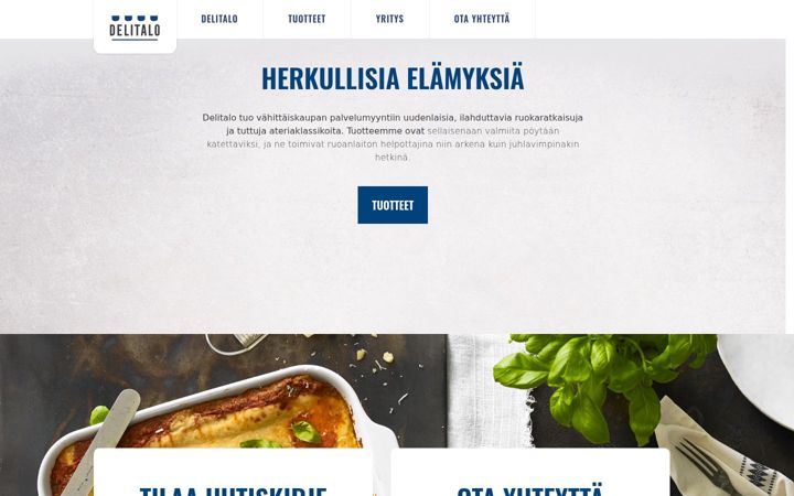 Skærmbillede af delitalo.fi