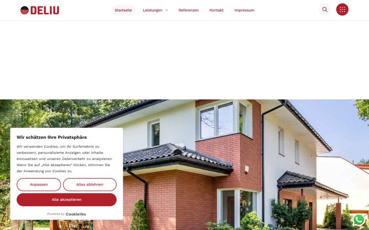 Screenshot of deliu-beckum.de