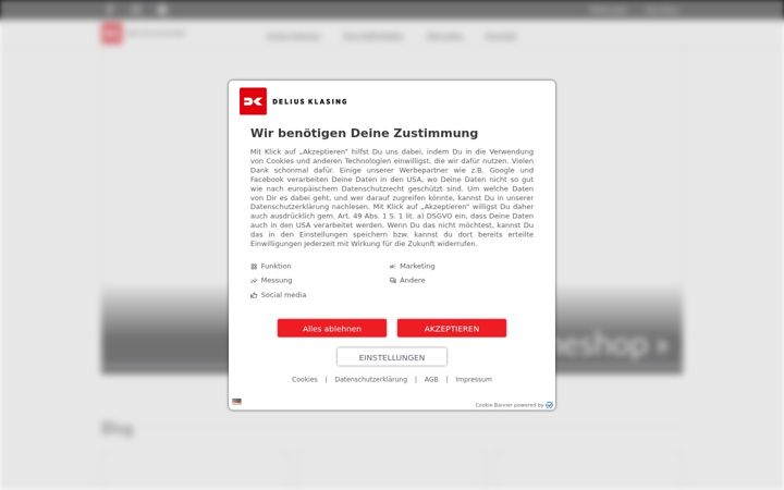 Screenshot of delius-klasing.de