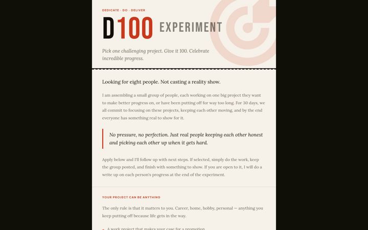 Zrzut ekranu deliver100.com
