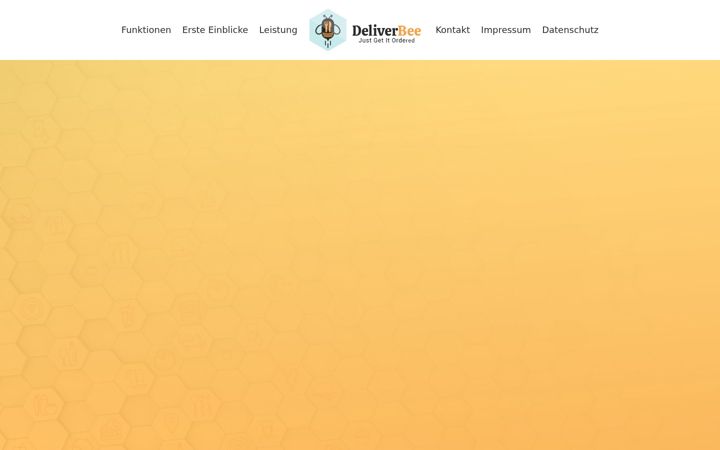 Screenshot of deliverbee.de