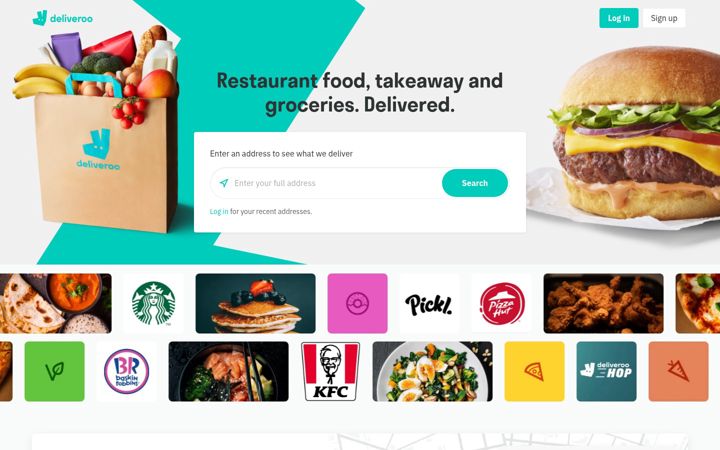 Screenshot of deliveroo.ae