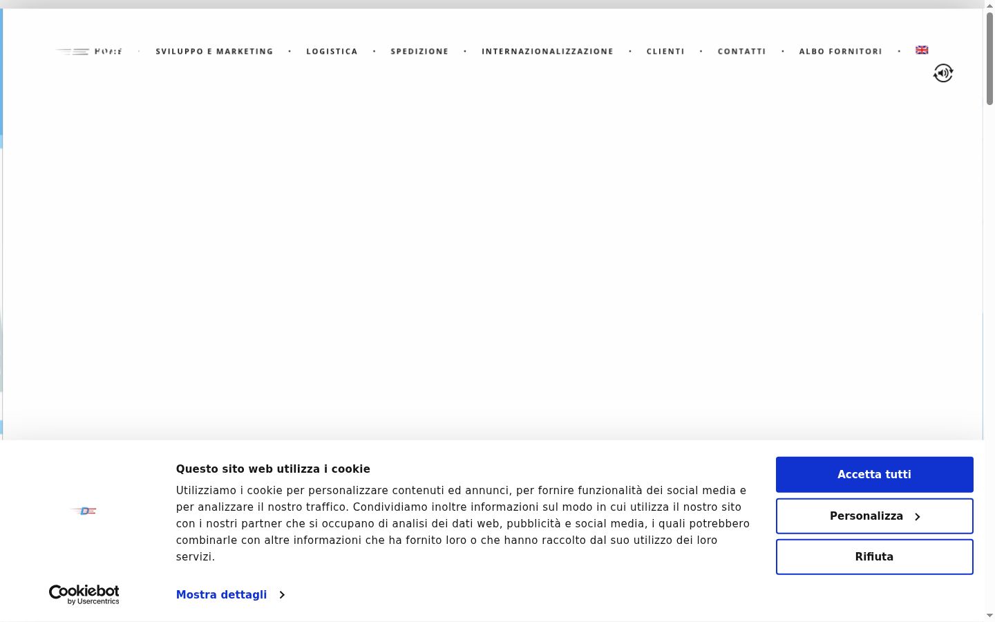 Screenshot του banner συγκατάθεσης που εμφανίστηκε πριν από οποιαδήποτε αλληλεπίδραση