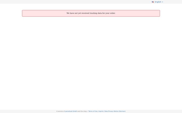 Screenshot of delivery-status.com