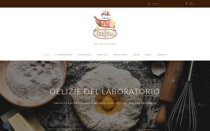 Skærmbillede af deliziedellaboratorio.it