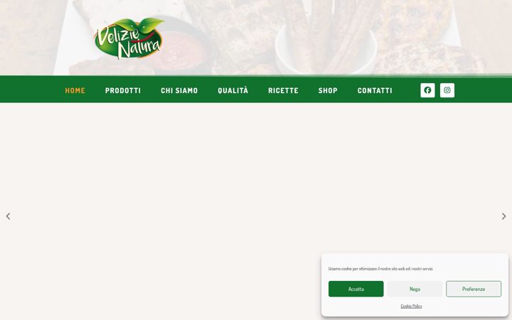 Screenshot von delizienatura.it