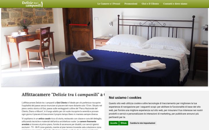 Screenshot von delizietraicampanili.it