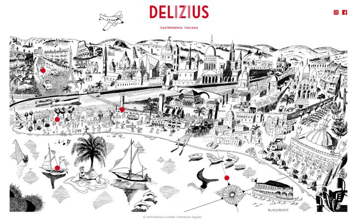 Screenshot of delizius.fr