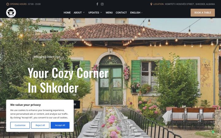 Screenshot of deljaezez.com