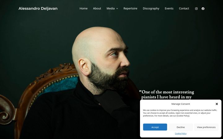 Screenshot of deljavan.com