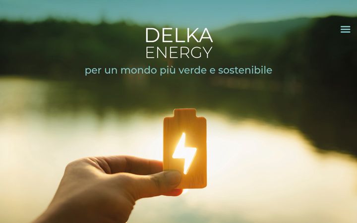 Screenshot von delkaenergy.it