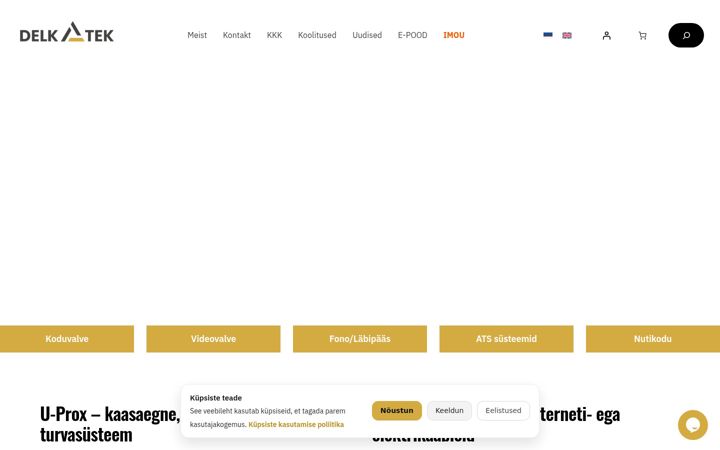 Screenshot of delkatek.ee