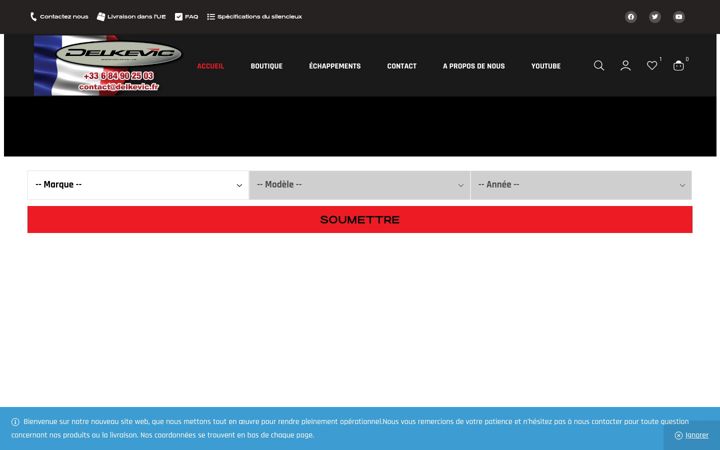 Screenshot of delkevic.fr