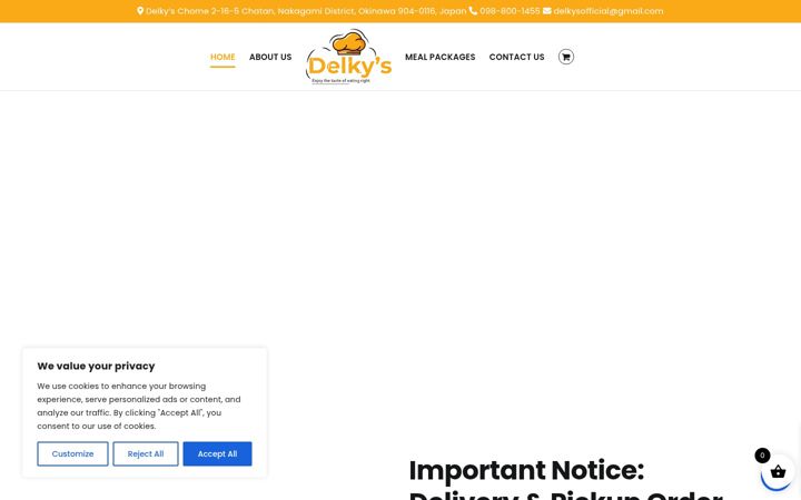 Screenshot of delkys.jp