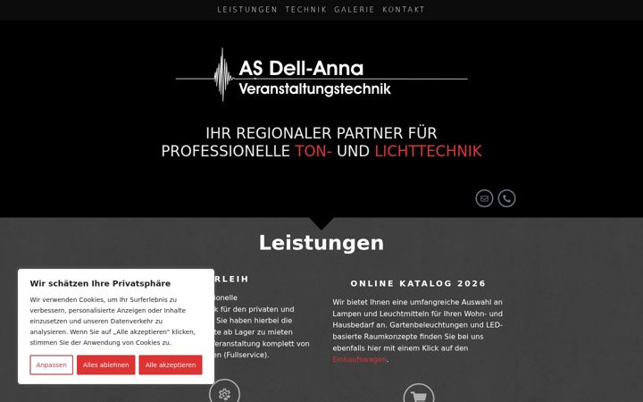 Screenshot of dell-anna.com