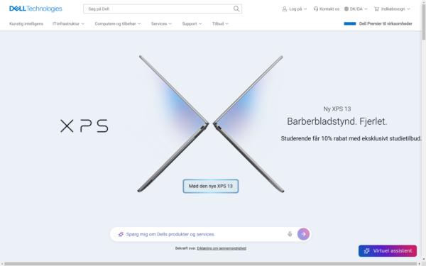 Screenshot of dell.com