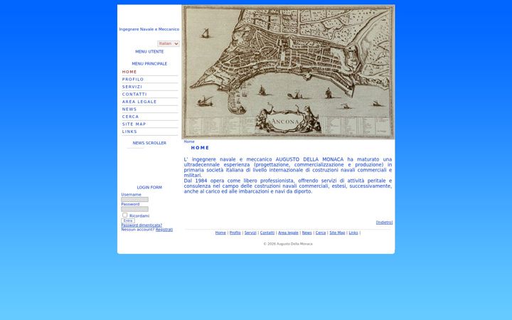 Screenshot of dellamonacaaugusto.com