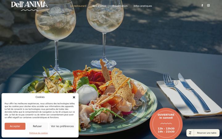 Screenshot of dellanima.fr
